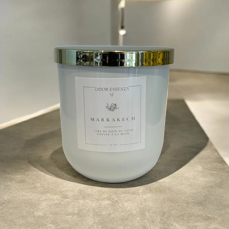 Marrakech Bougie parfumée artisanale 10 oz