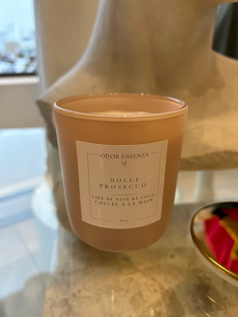 Bougie Parfumées Artisanales 8 oz Dolce Prosecco