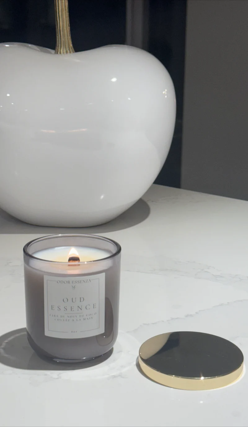 BOUGIES parfumée artisanale Oud Essence