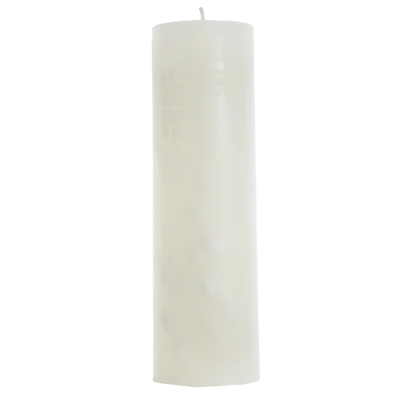 Bougie déco blanc