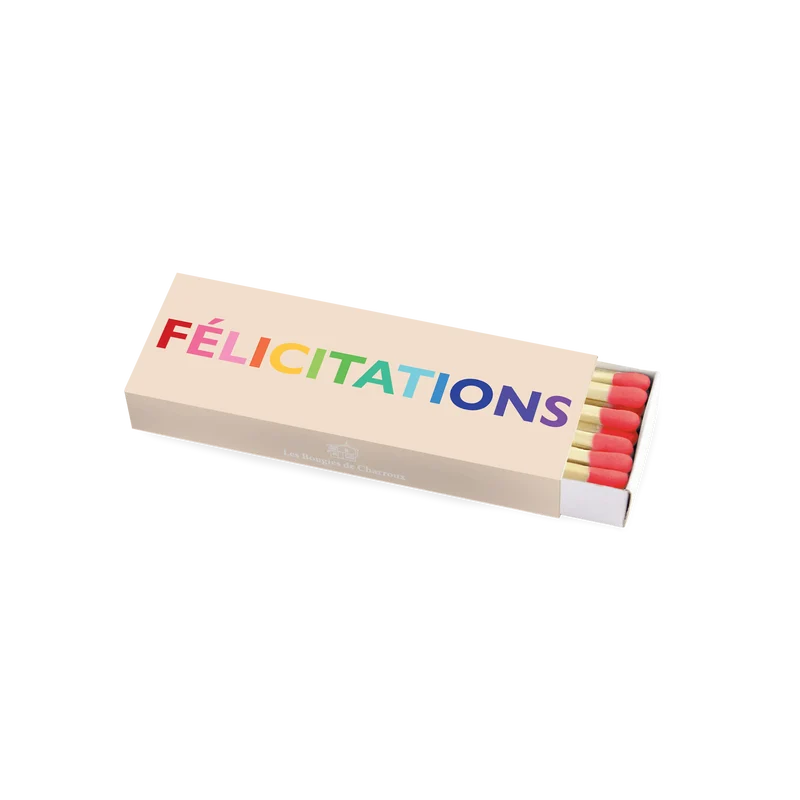 Allumettes Félicitations