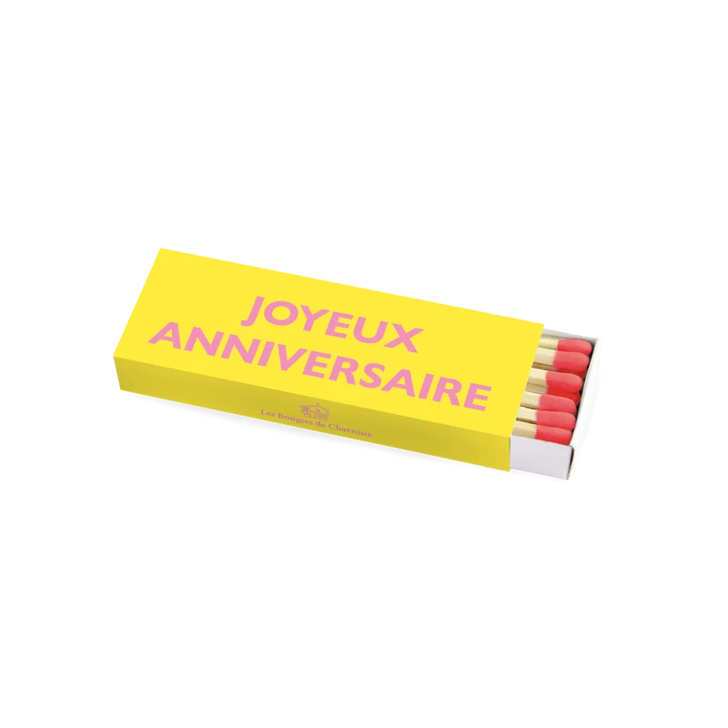 Allumettes Joyeux Anniversaire