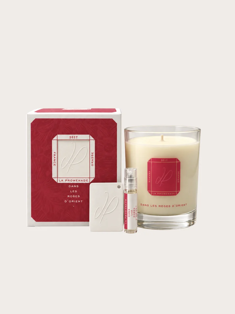 Dans les roses d'Orient - Bougie parfumée