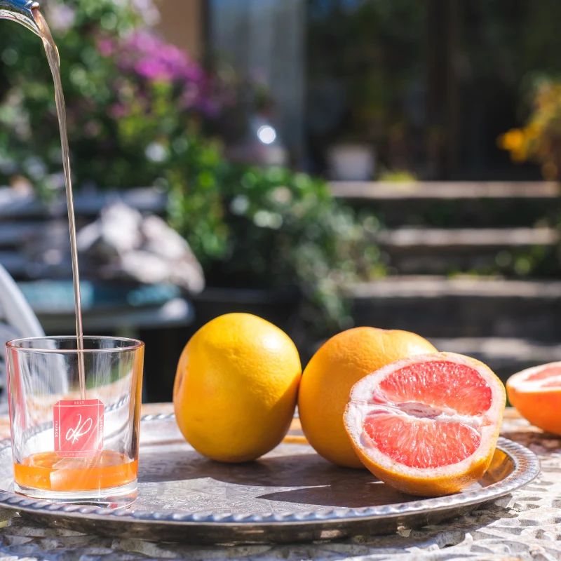Autour d'un thé au pamplemousse - Bougie parfumée