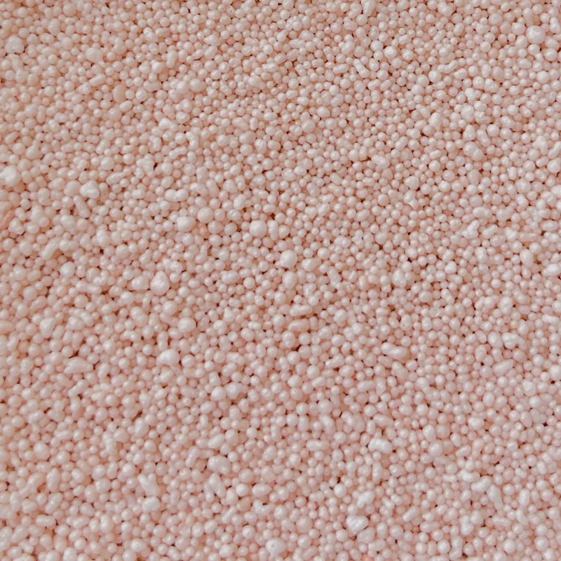 Cire sable pour bougie perlée rose poudré
