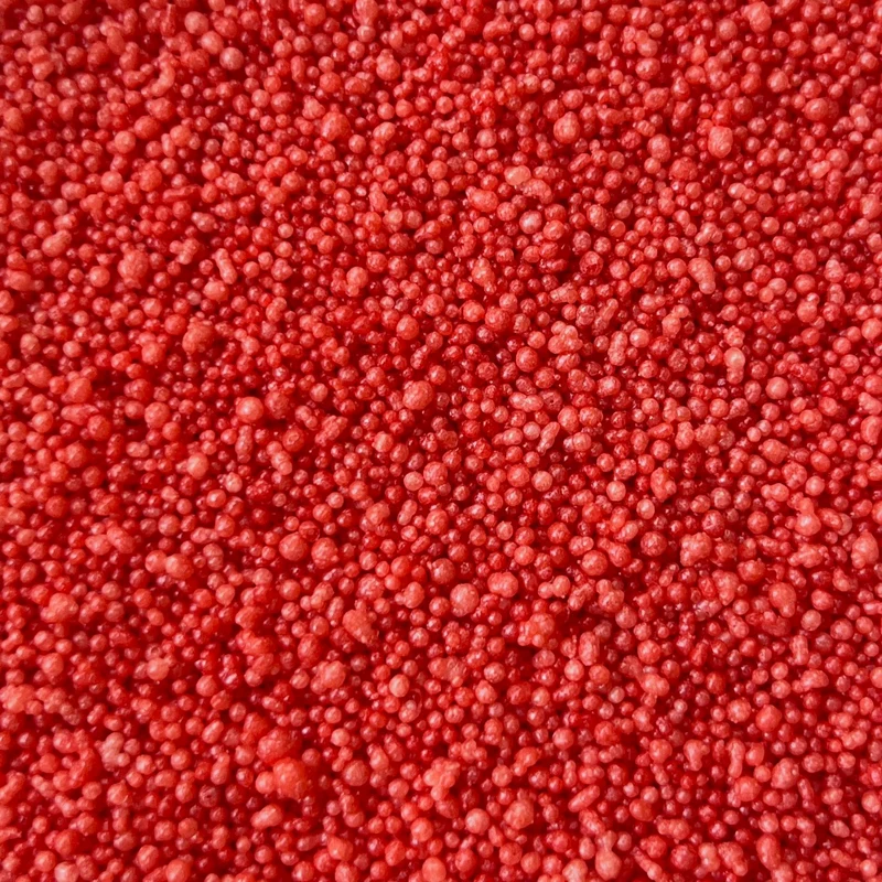 Cire sable pour bougie perlée rouge
