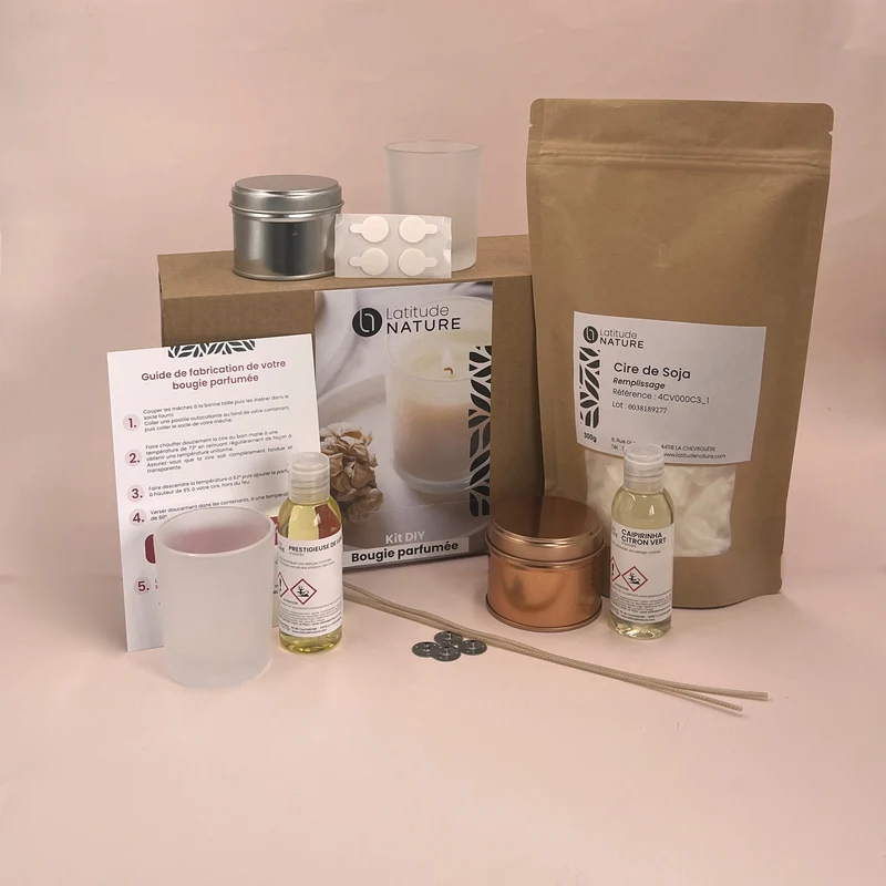 Kit DIY de fabrication de bougie parfumée - Parfums D'été