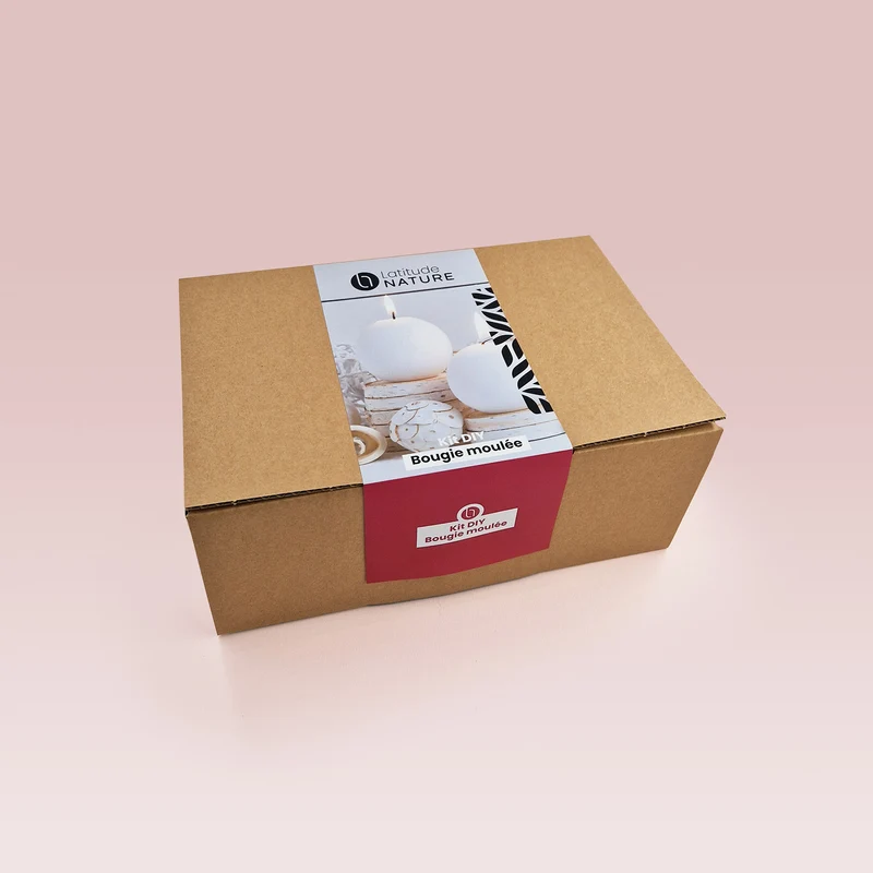Kit DIY de fabrication de bougie moulée Cœur