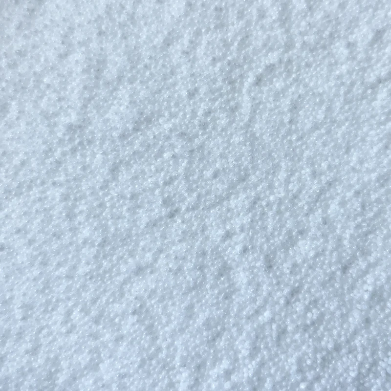 Cire sable pour bougie perlée blanc