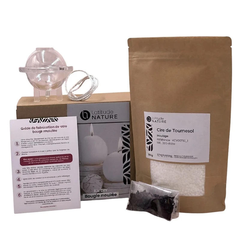 Kit DIY de fabrication de bougie moulée - Colorant solide