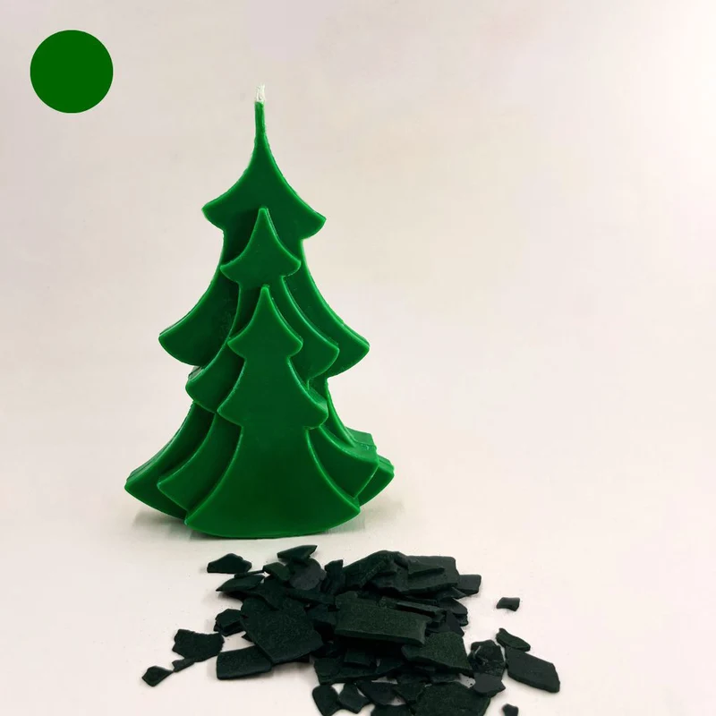 Colorant solide vert Bekro pour bougies et fondants