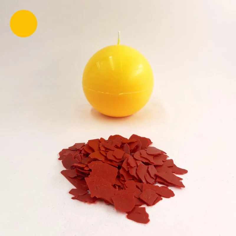 Colorant solide jaune Bekro pour bougies et fondants
