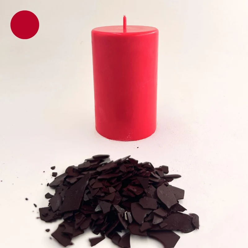 Colorant solide rouge Bekro pour bougies et fondants