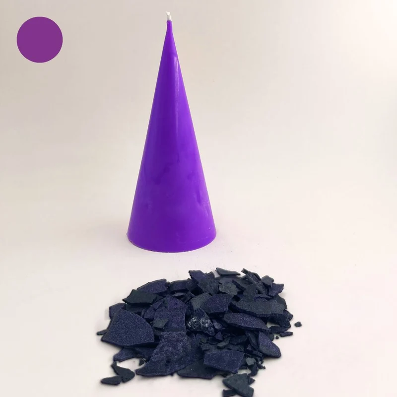 Colorant solide violet Bekro pour bougies et fondants