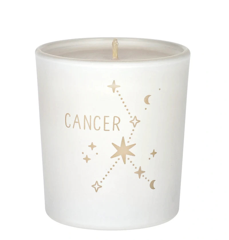 Cancer Zodiac Weiß Duftkerze