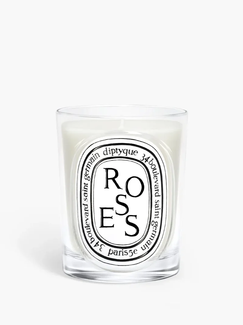 Roses - Bougie modèle classique