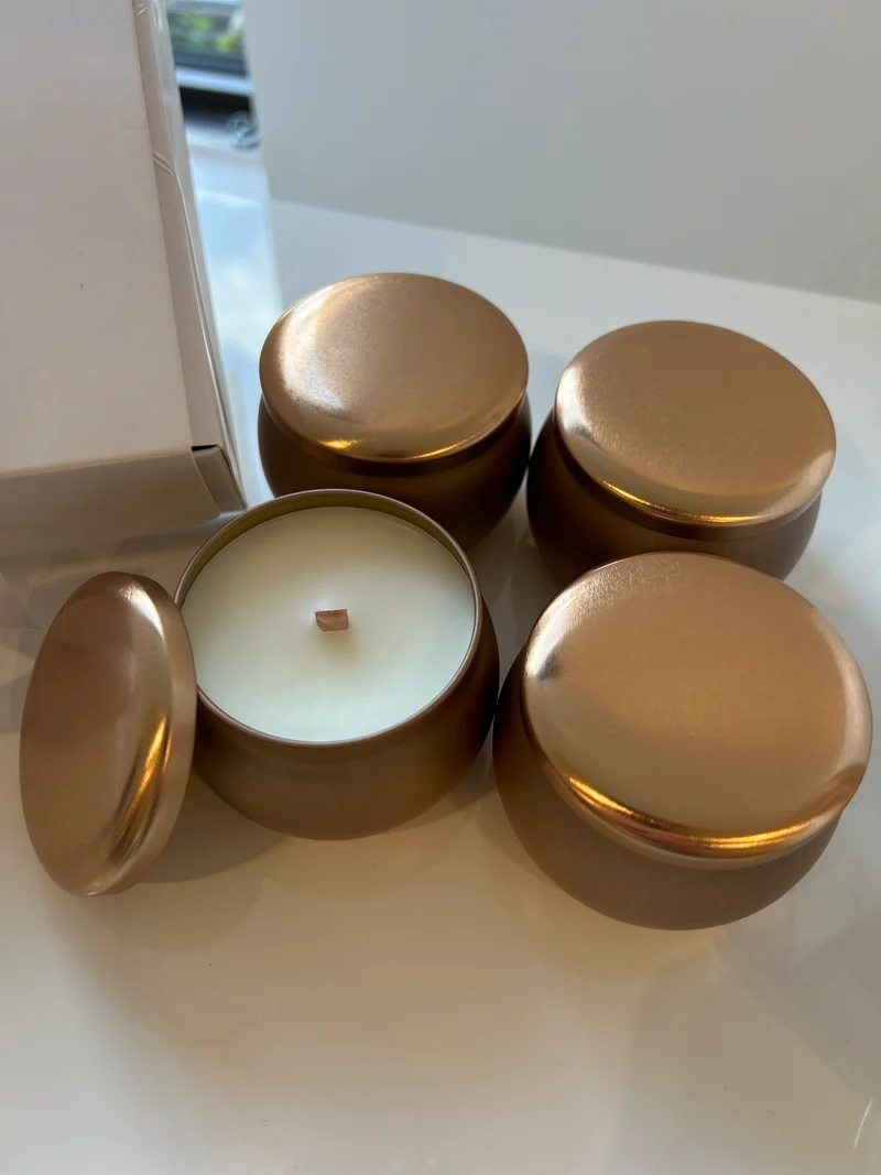 Set de bougies en boîte de 4 oz