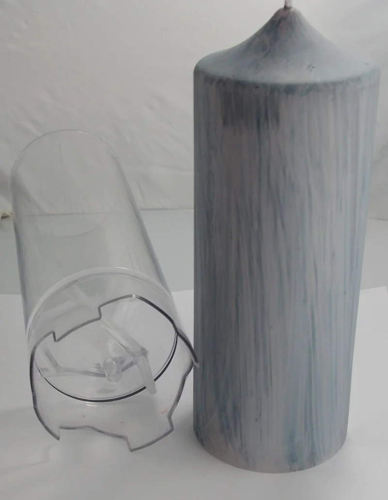 Stampo candele cilindriche 70 x 200 mm h , in policarbonato