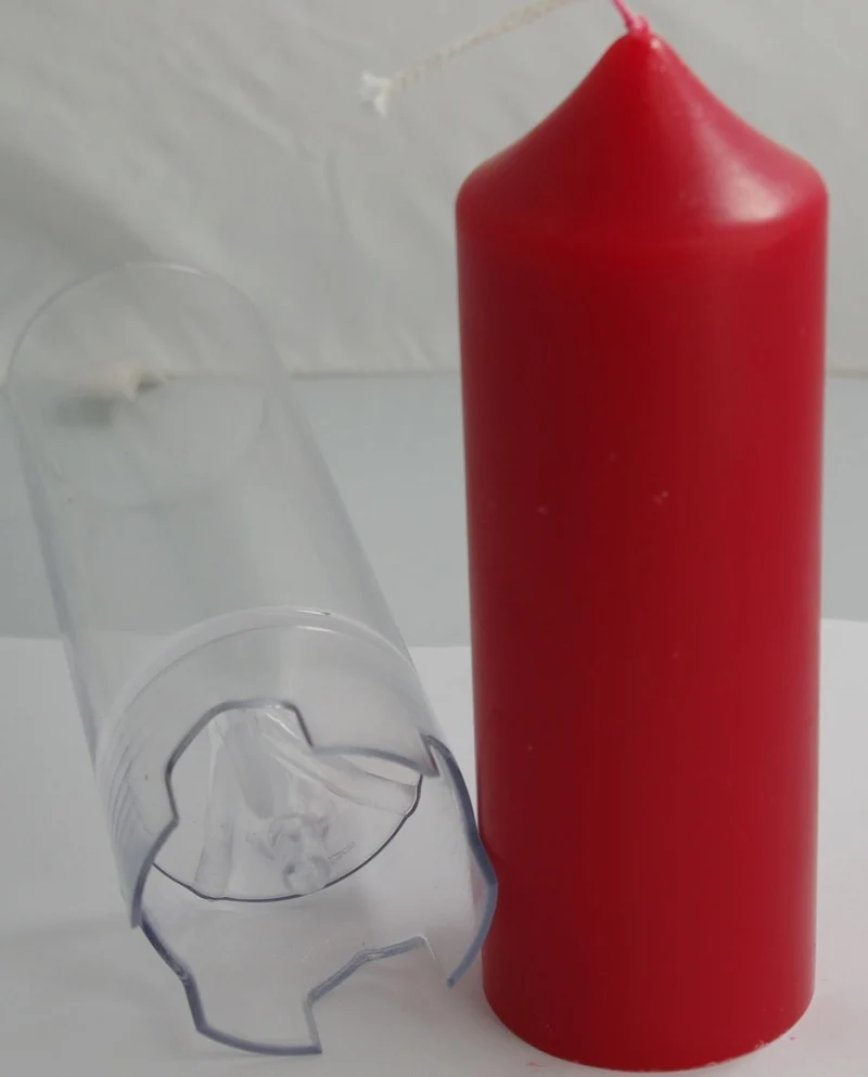 Stampo candele cilindriche 60 x h 200 mm, in policarbonato