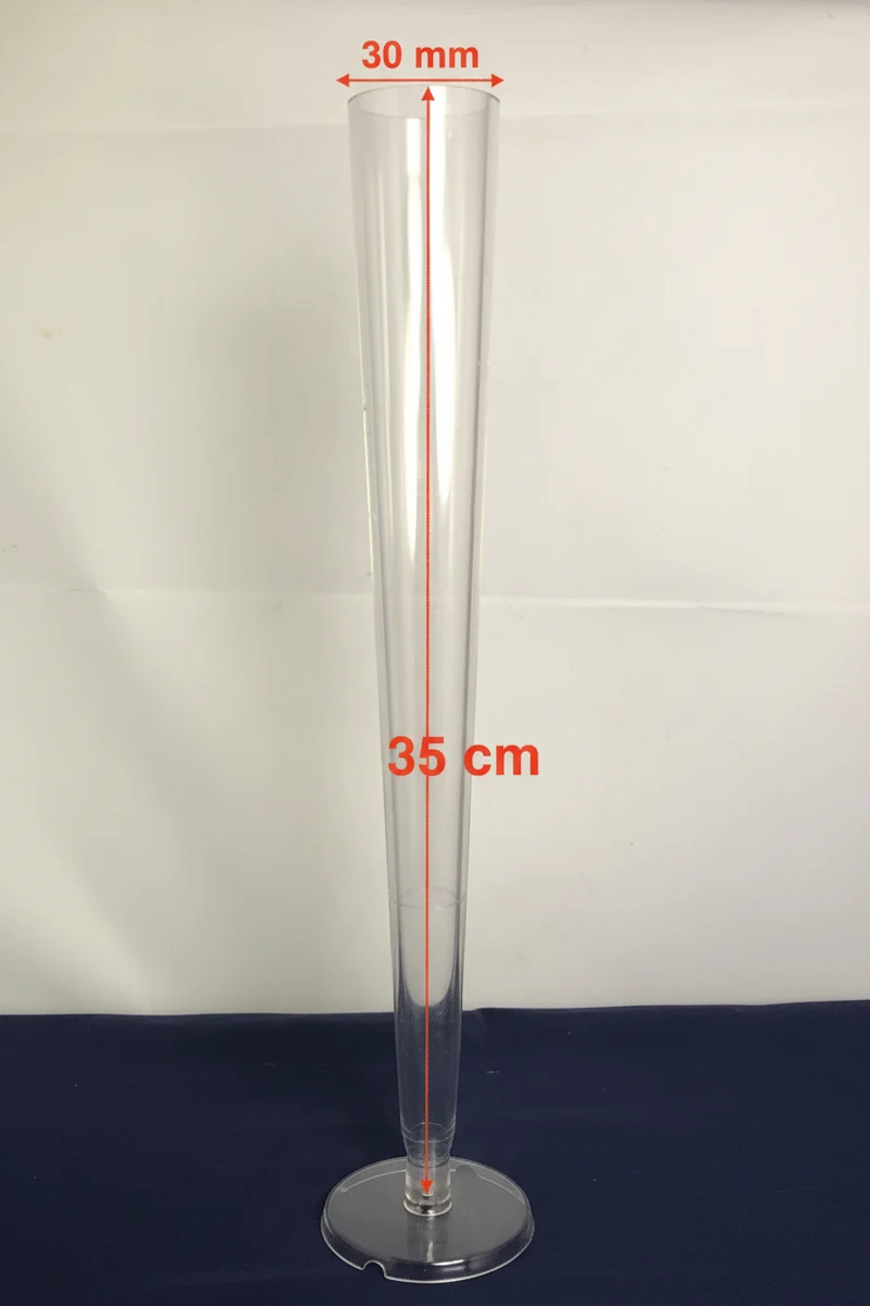 Stampo candele candelabro conico, b. 30 mm h 350 mm (policarbonato)