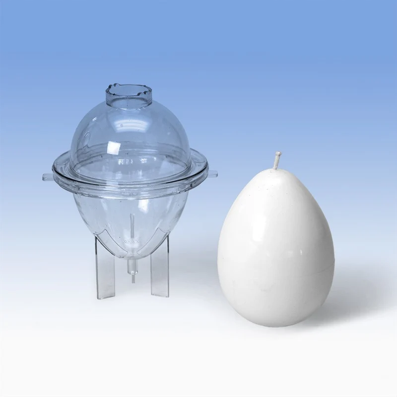 Stampo candele a uovo , H. 70 mm, in policarbonato