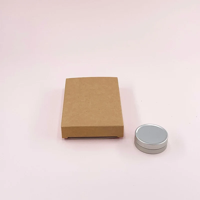 Boîte kraft pour 6 bougies chauffe-plats