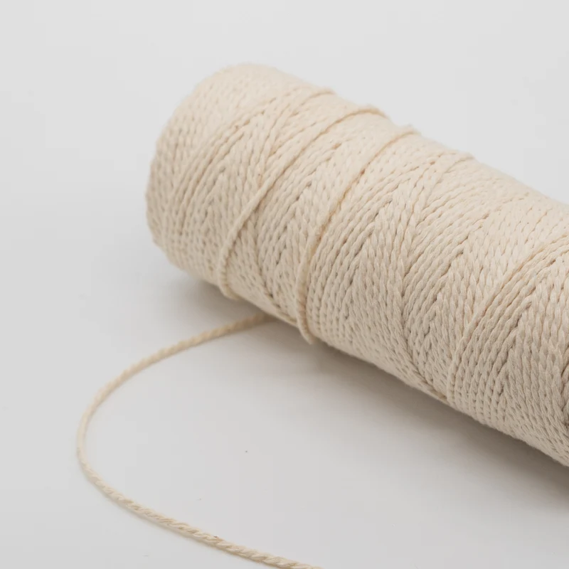 Mèche en coton brut type P pour bougies longueur 100 cm