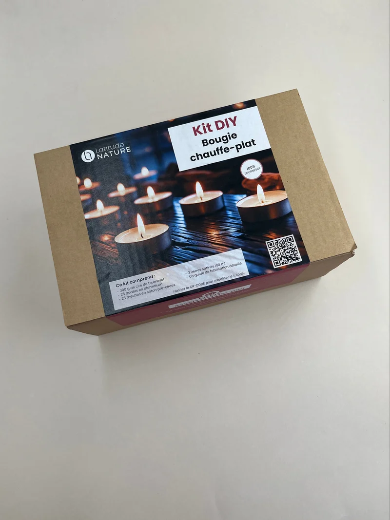 Kit DIY de fabrication de bougies chauffe-plats