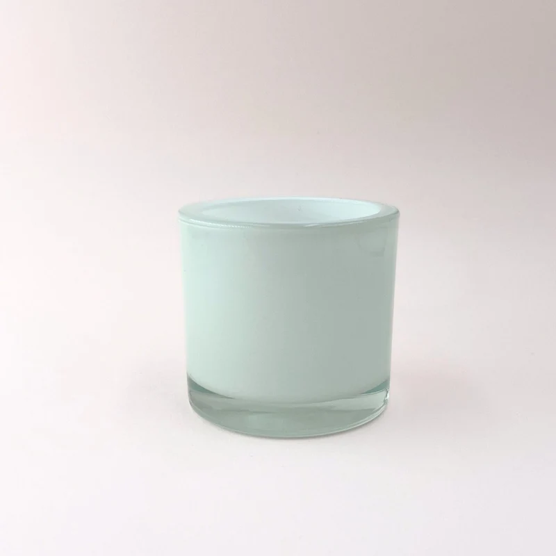 Verre épais blanc 215 ml / bougie 220 g