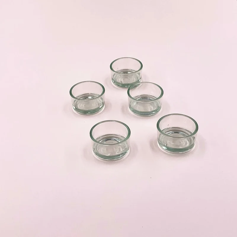 Godet chauffe-plat en verre fin