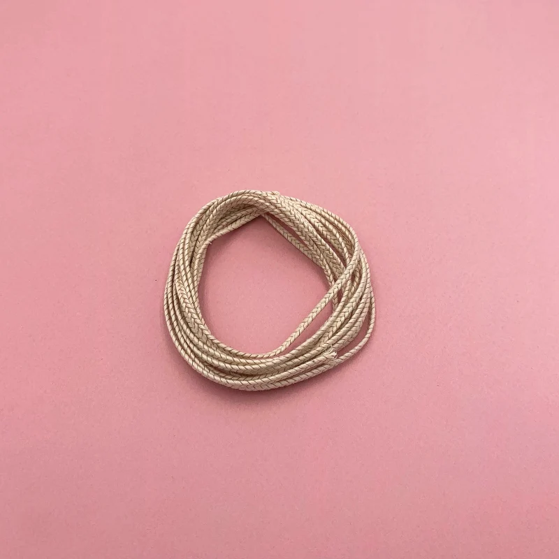 Mèche en coton brut type T pour bougies longueur 100 cm