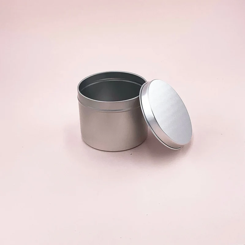 Boîte métallique en aluminium avec couvercle 200 ml