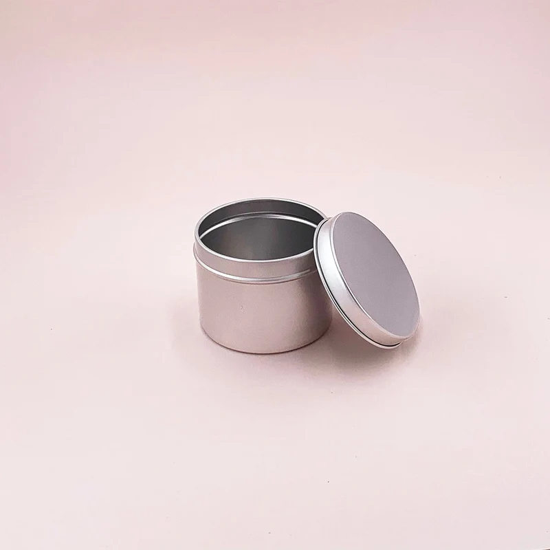 Boîte métallique en aluminium avec couvercle 125 ml