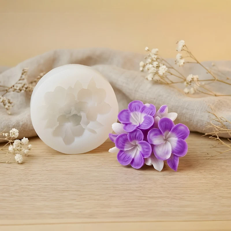 Moule décoration Plumeria - Silicone