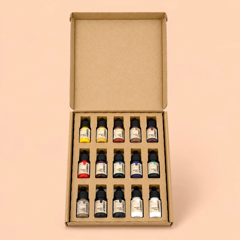 Pack de 15 pigments pour Jesmonite - 10 g