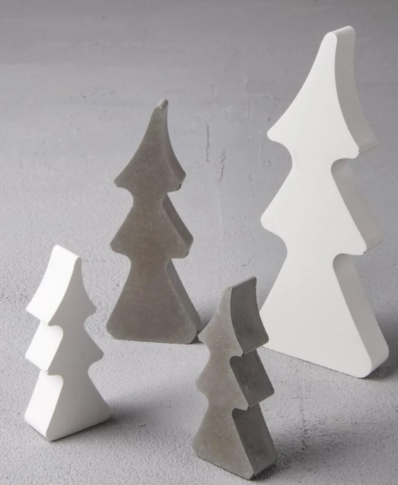 Stampo in silicone per alberi natalizi o per il presepe