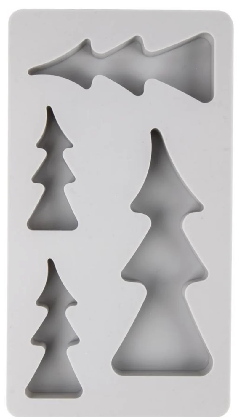 Stampo in silicone per alberi natalizi o per il presepe
