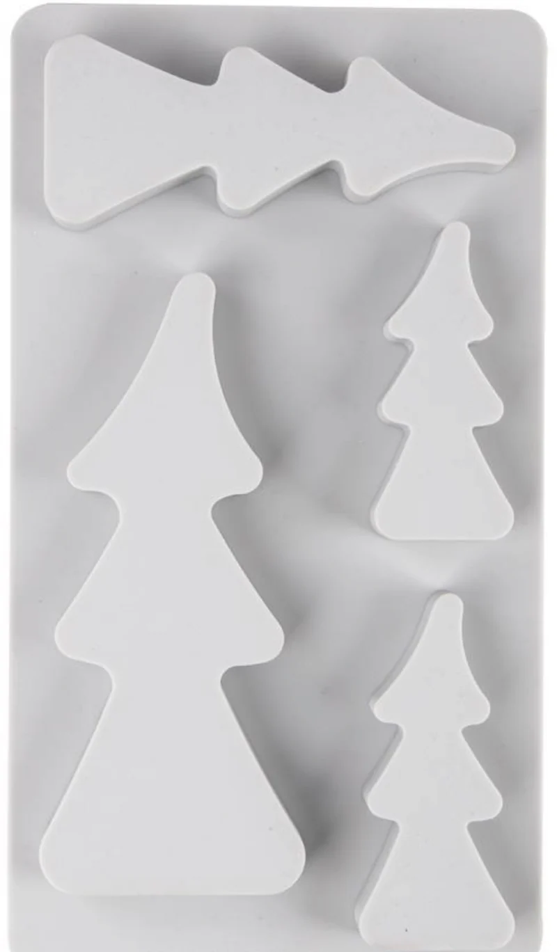 Stampo in silicone per alberi natalizi o per il presepe