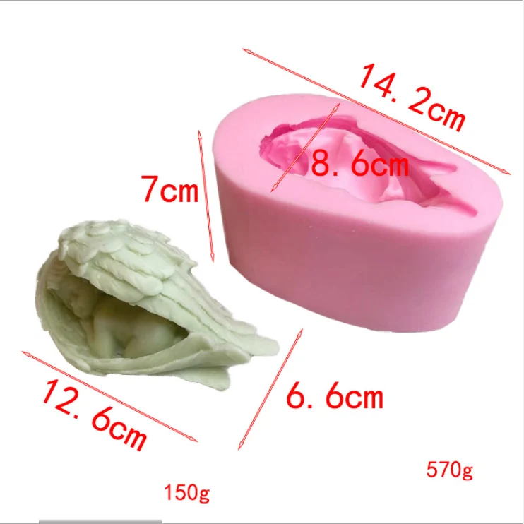 Stampo in silicone a forma di angelo