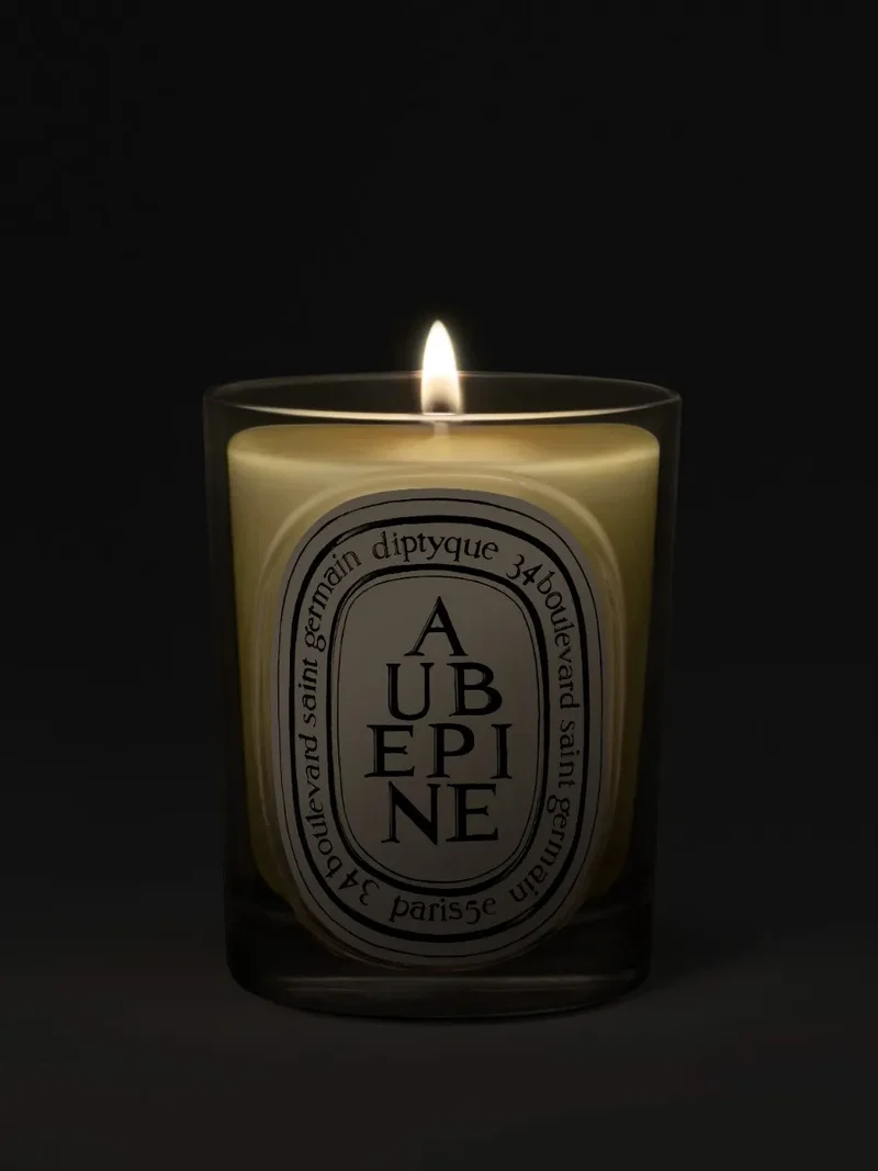 Aubépine - Bougie modèle classique