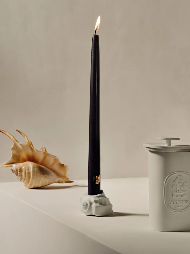 Socle Coquillage - Pour chandelle parfumée