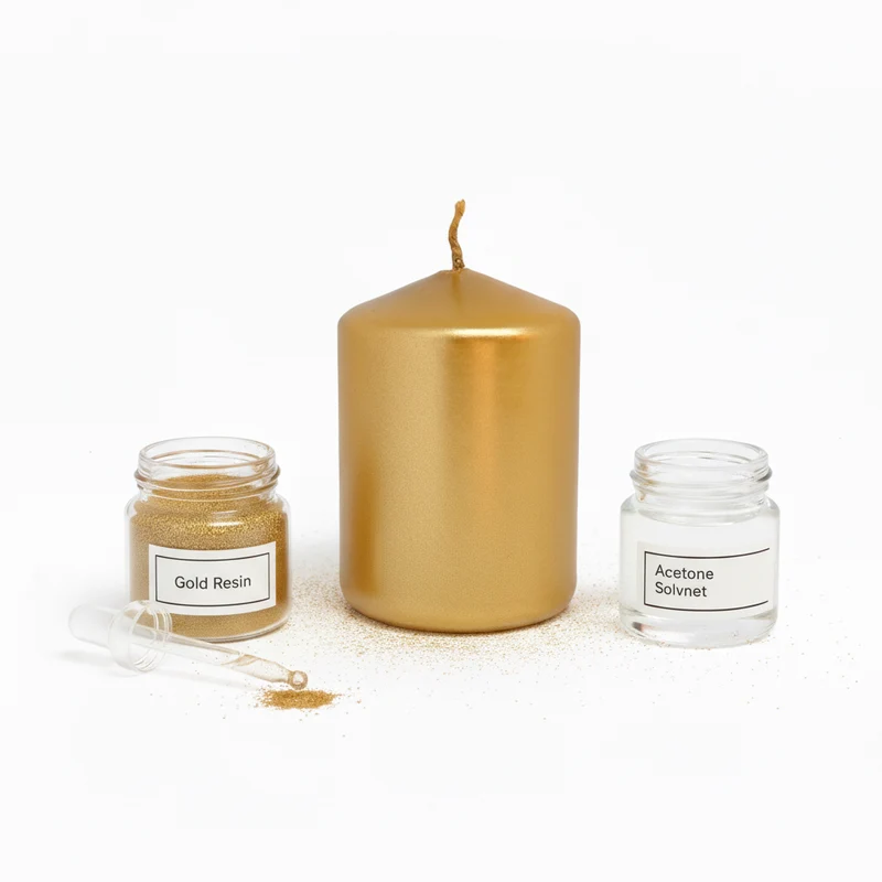 Resina per la produzione di Vernice per Candele Oro