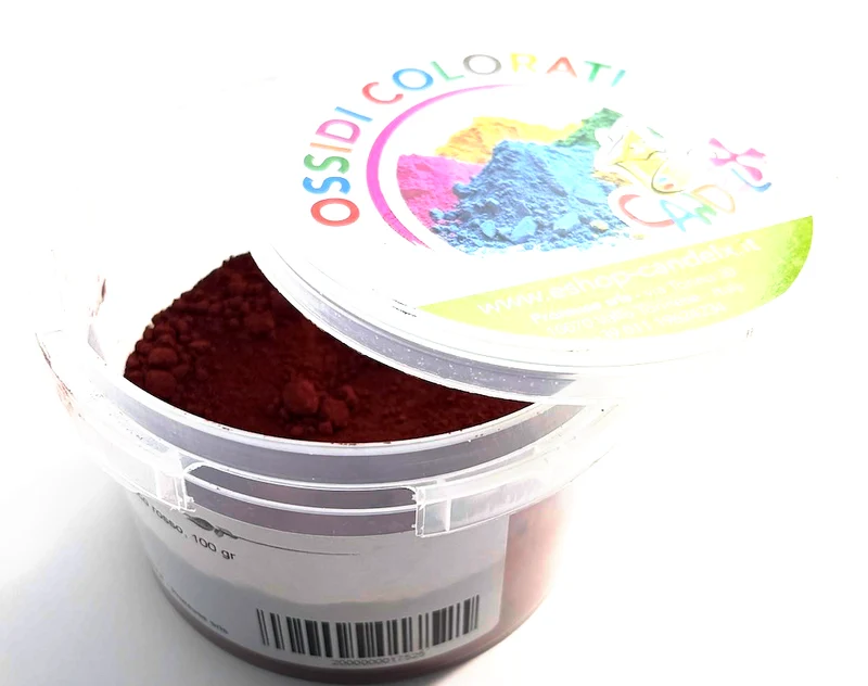 Ossido colorato ferro rosso