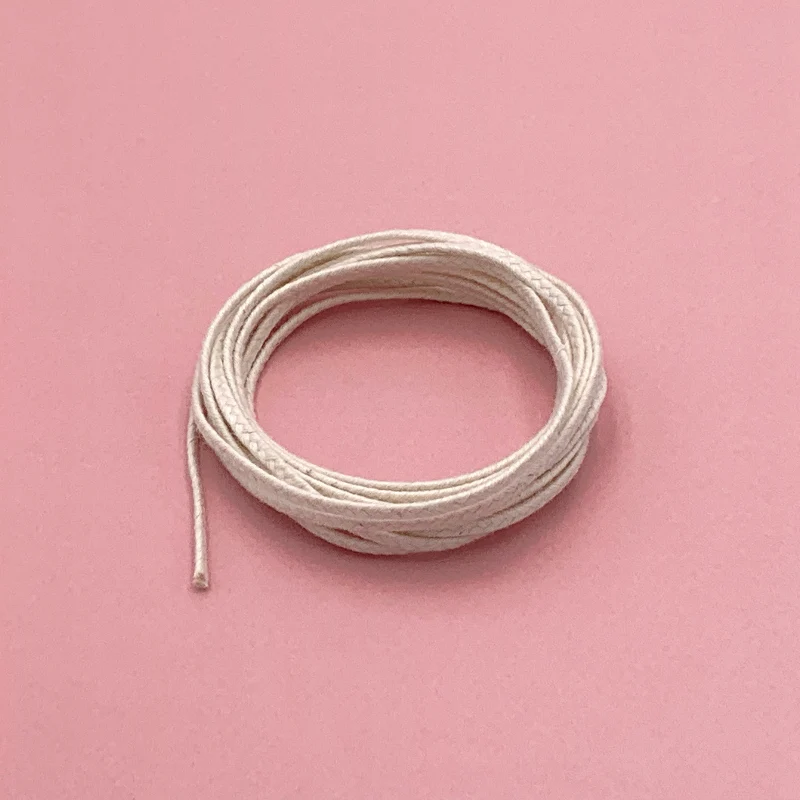 Mèche en coton brut type C pour bougies longueur 100 cm