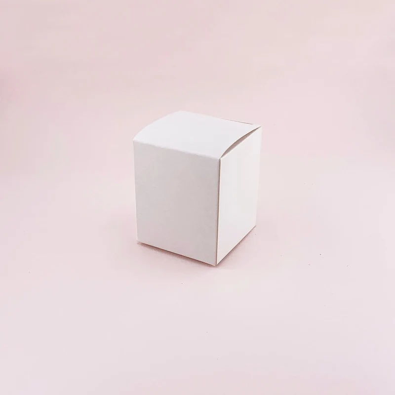 Boîte blanche pour bougies (180 g)