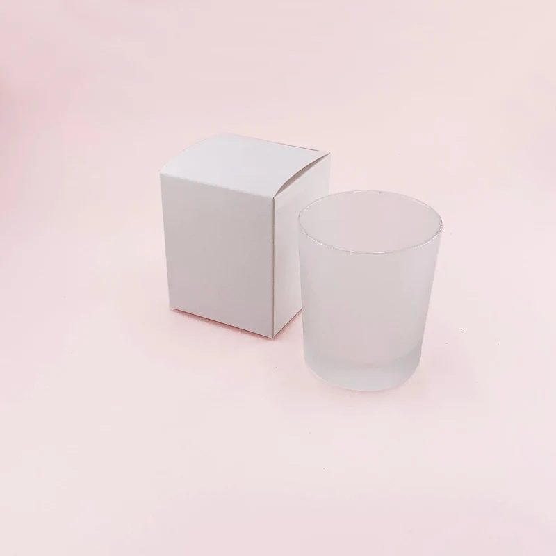 Boîte blanche pour bougies (180 g)