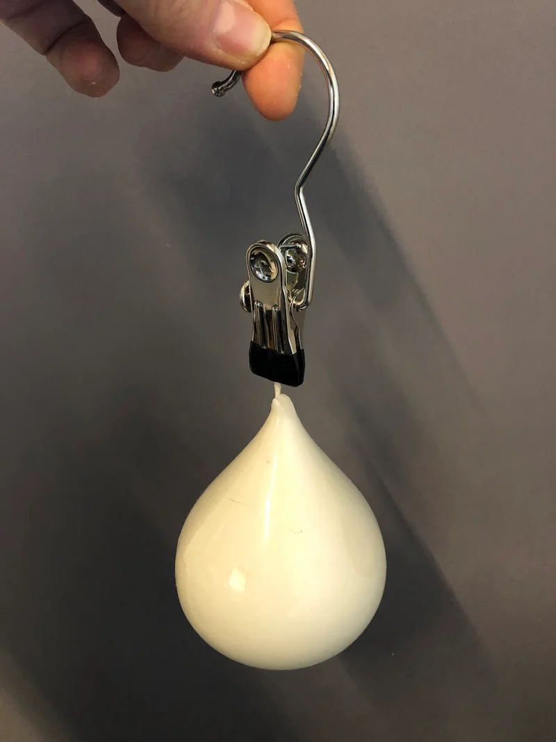 Gancio grande per candela , lunghezza tot. 11 cm, confezione da 5 pezzi