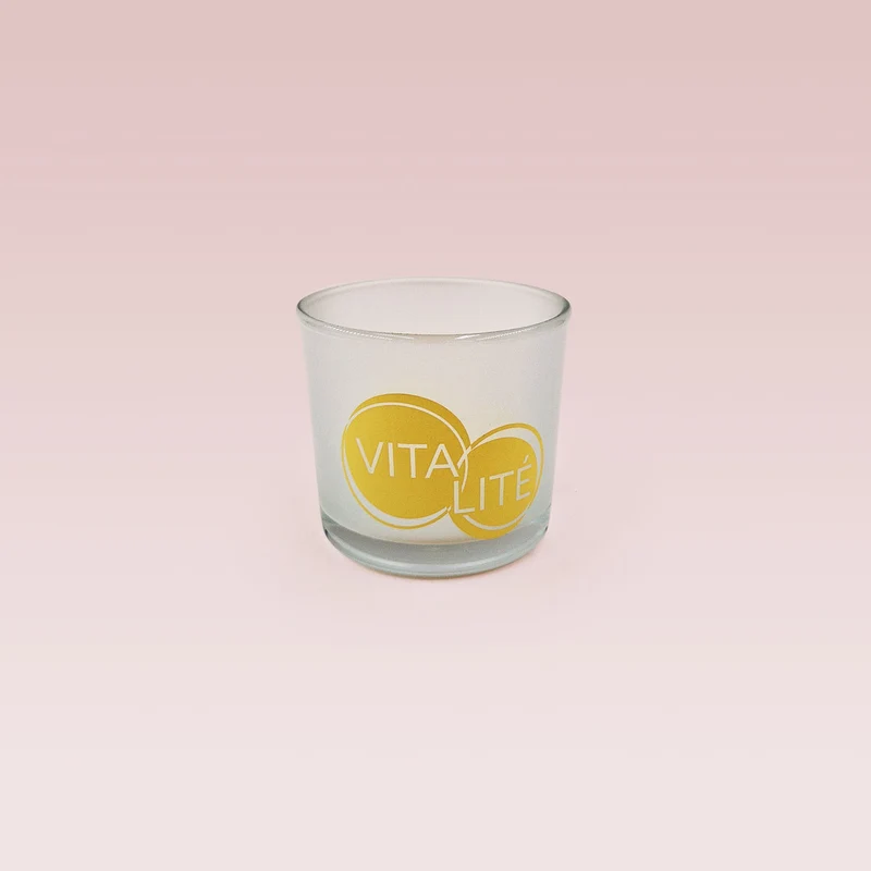 Verre à message "Vitalité" - 120 ml / bougie 100 g