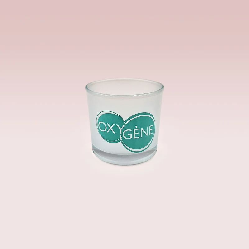 Verre à message "Oxygène" - 120 ml / bougie 100 g
