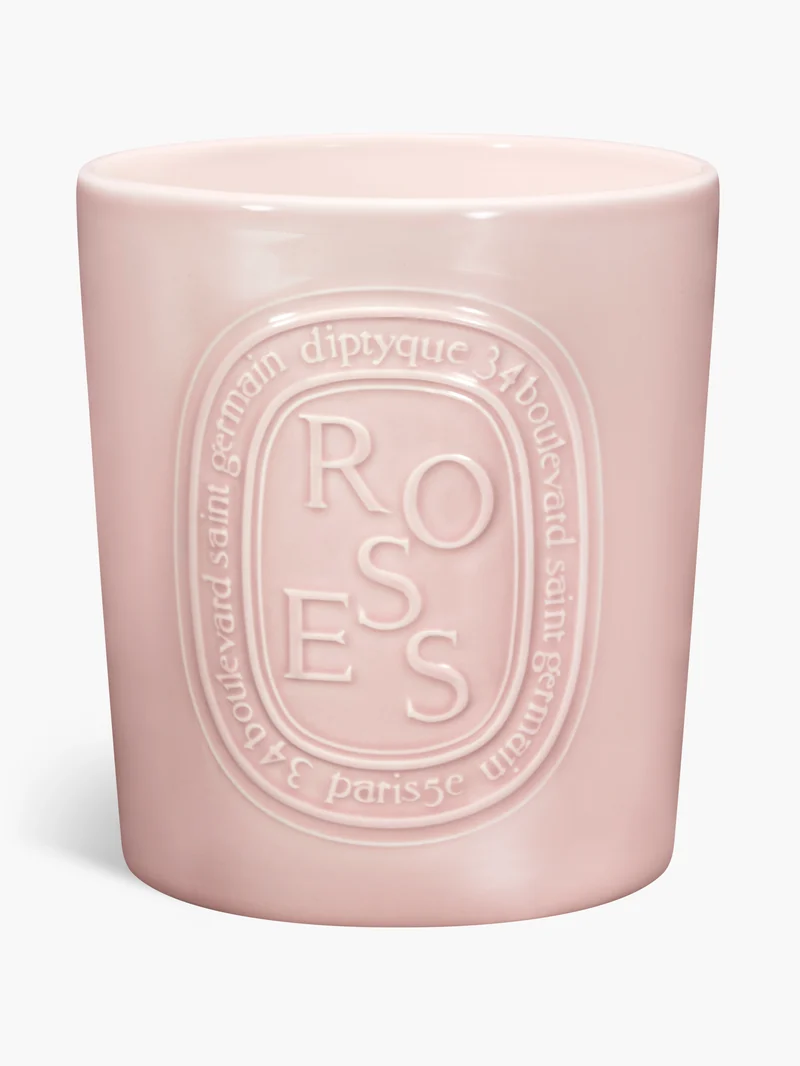 Roses - Bougie très grand modèle